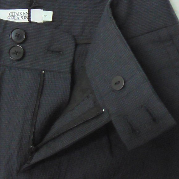 Chaiken & Capone Gabby Shorts Black 4 mini USA nwt - Picture 5 of 6